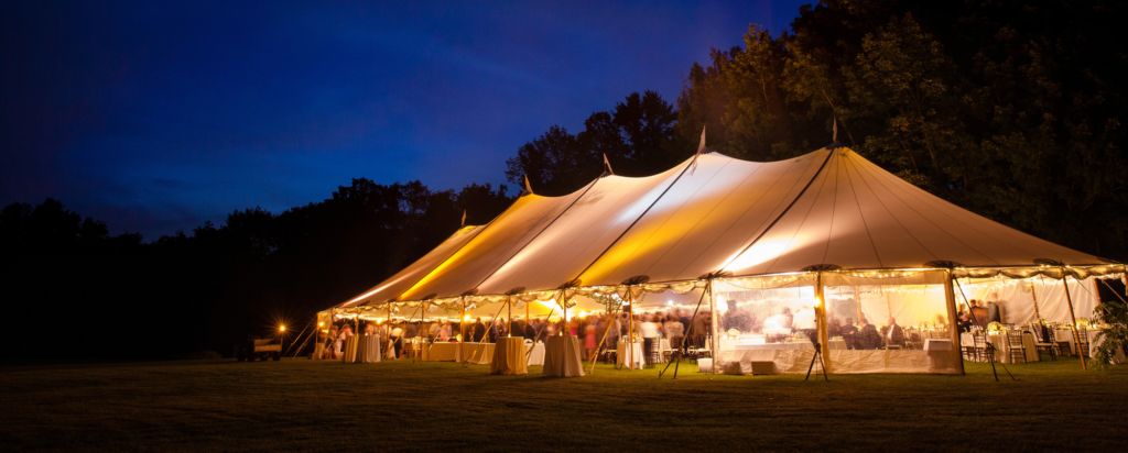 Event Tent At Night